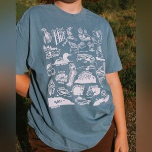 Explore Wisconsin Nature Checklist T-Shirt – Outdoor Adventure Design